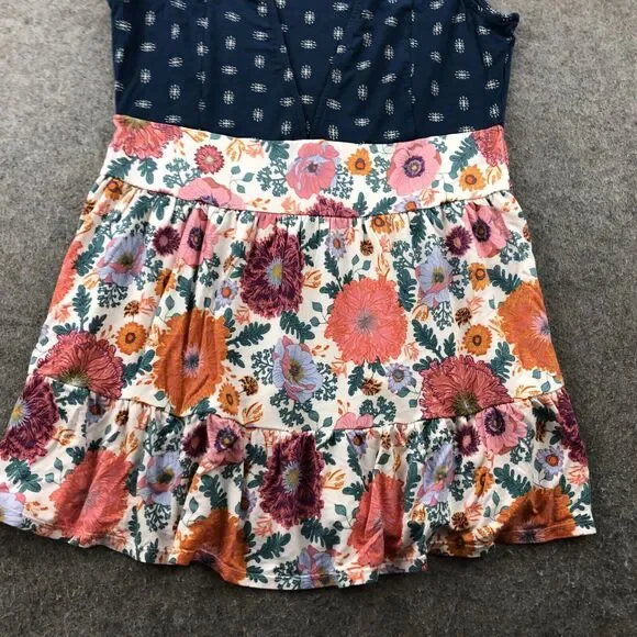 Matilda Jane Top Womens Small Feeling Good Tank Floral Flowy Flower Blouse - Picture 2 of 9
